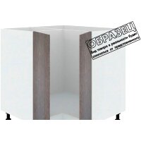 Шкаф напольный Кортекс-мебель Корнелия Лира НШУ без столешницы угловой (белый) - Превью изображения №2 — Интернет-магазин Time-Shop