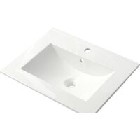  ЗОВ Тумба с умывальником Дион 60 D60LHO0M9003MKV5-OL60 (белый матовый/дуб) - Превью изображения №3 — Интернет-магазин Time-Shop