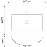  ЗОВ Тумба с умывальником Дион 60 D60LHO0M9003MKV5-OL60 (белый матовый/дуб) - Превью изображения №6 — Интернет-магазин Time-Shop