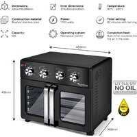 Мини-печь TurboTronic TT-AF32MFD (черный) - Превью изображения №3 — Интернет-магазин Time-Shop