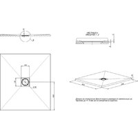 Душевой поддон Allen Brau Priority 90x80 8.31001-AM - Превью изображения №7 — Интернет-магазин Time-Shop
