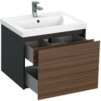  Cersanit Тумба под умывальник Grande 60 Como 60 64759 (черный орех) - Превью изображения №7 — Интернет-магазин Time-Shop