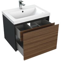  Cersanit Тумба под умывальник Grande 60 Como 60 64759 (черный орех) - Превью изображения №4 — Интернет-магазин Time-Shop