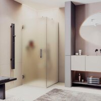 Душевой уголок MaybahGlass MGY-1305-4 (сатин стекло/хром глянцевый) - Превью изображения №2 — Интернет-магазин Time-Shop