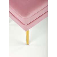 Пуфик Halmar Velva (розовый/золотой) - Превью изображения №6 — Интернет-магазин Time-Shop