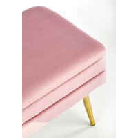 Пуфик Halmar Velva (розовый/золотой) - Превью изображения №7 — Интернет-магазин Time-Shop