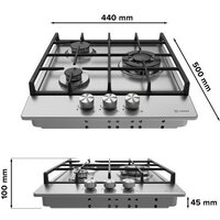 Варочная панель Libhof GS-453 (серебристый) - Превью изображения №6 — Интернет-магазин Time-Shop