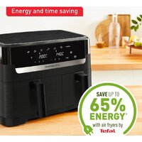 Аэрогриль (аэрофритюрница) Tefal Dual Easy Fry Essential XXL Air Fryer EY901N (черный) - Превью изображения №3 — Интернет-магазин Time-Shop