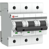 EKF PROxima ВА 47-125 3Р 125А (С) mcb47125-3-125C