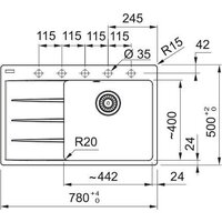 Кухонная мойка Franke Centro CNG 611-78 TL 114.0740.848 (оникс) - Превью изображения №3 — Интернет-магазин Time-Shop