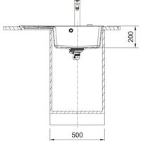 Кухонная мойка Franke Centro CNG 611-78 TL 114.0740.848 (оникс) - Превью изображения №4 — Интернет-магазин Time-Shop
