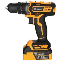 Ударная дрель-шуруповерт Deko DKCD20 Impact 063-4420 (с 2-мя АКБ, кейс) - Превью изображения №3 — Интернет-магазин Time-Shop