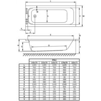 Ванна Excellent Poli 150x70 (с ножками) - Превью изображения №5 — Интернет-магазин Time-Shop
