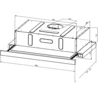 Кухонная вытяжка Ginzzu HKH-103 - Превью изображения №9 — Интернет-магазин Time-Shop