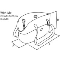 Сумка-переноска Ferplast With-me (черный) - Превью изображения №2 — Интернет-магазин Time-Shop
