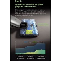 Вертикальный моющий пылесос Dreame T16 Pro TriForce Wet and Dry Vacuum HHR32E (евровилка) - Превью изображения №16 — Интернет-магазин Time-Shop