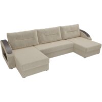 П-образный диван Лига диванов Канзас 101195 (бежевый) - Превью изображения №4 — Интернет-магазин Time-Shop