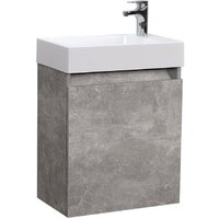 Belux Тумба с умывальником Темпо НП50 (31, бетон чикаго/светло-серый)