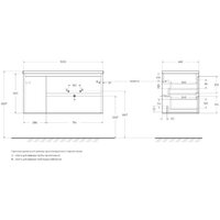  BelBagno Тумба под умывальник Kraft KRAFT-1000-2C-1A-SO-RGB-R - Превью изображения №3 — Интернет-магазин Time-Shop