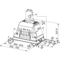 Кухонная вытяжка Franke Box FBI 705 PLUS 305.0757.780 - Превью изображения №4 — Интернет-магазин Time-Shop