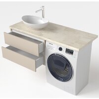  Дабер Тумба под умывальник 003 Т3.8.0.17Б (бежевый/белый) - Превью изображения №4 — Интернет-магазин Time-Shop