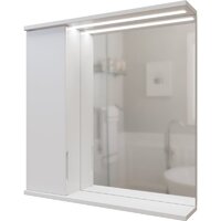 Mixline Шкаф с зеркалом для ванной Лайн 70 553015 (левый, с подсветкой)