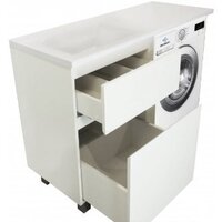  Эстет Тумба Dallas Luxe ФР-00002299 с умывальником Dallas 115 (правая) - Превью изображения №3 — Интернет-магазин Time-Shop