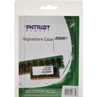 Оперативная память Patriot Signature Line 4GB DDR3 SO-DIMM PC3-12800 [PSD34G16002S] - Превью изображения №2 — Интернет-магазин Time-Shop
