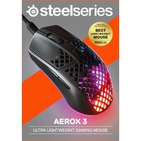 Игровая мышь SteelSeries Aerox 3 2022 Edition (черный) - Превью изображения №7 — Интернет-магазин Time-Shop