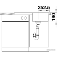 Кухонная мойка Blanco Legra 45 S 522203 (белый) - Превью изображения №4 — Интернет-магазин Time-Shop