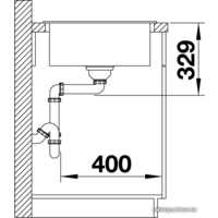 Кухонная мойка Blanco Legra 45 S 522203 (белый) - Превью изображения №5 — Интернет-магазин Time-Shop