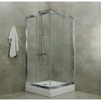 Душевой уголок Triton Вента Хром А1 90х90 без поддона (прозрачное стекло) - Превью изображения №4 — Интернет-магазин Time-Shop