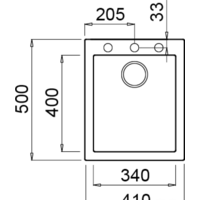 Кухонная мойка Elleci Quadra 100 Black 86 - Превью изображения №2 — Интернет-магазин Time-Shop