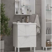  Volna Тумба под умывальник Twing 80.2Y бетон - Превью изображения №4 — Интернет-магазин Time-Shop