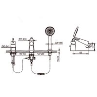 Смеситель Ahti Turku TU401001 - Превью изображения №2 — Интернет-магазин Time-Shop
