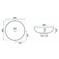 Умывальник Rea Fibo REA-U3301 - Превью изображения №5 — Интернет-магазин Time-Shop