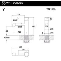Смеситель Whitecross Y Y1210GLB (брашированное золото) - Превью изображения №3 — Интернет-магазин Time-Shop