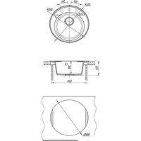 Кухонная мойка Lemark Sula 9910003 (серый) - Превью изображения №3 — Интернет-магазин Time-Shop