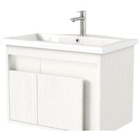 Дабер Тумба под умывальник 016 WeltWasser Deilbach 7517-70 Т16.7W.0.5_light (с подсветкой, белый древесный)