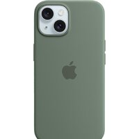 Apple MagSafe Silicone Case для iPhone 15 (кипарис)
