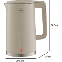 Электрический чайник Eldom C290 (серый) - Превью изображения №3 — Интернет-магазин Time-Shop