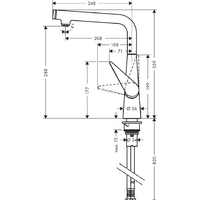Смеситель Hansgrohe Talis Select S 72820000 - Превью изображения №2 — Интернет-магазин Time-Shop