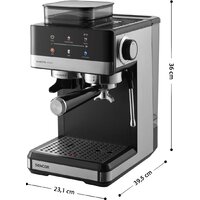 Кофейная станция Sencor SES 5000SS - Превью изображения №3 — Интернет-магазин Time-Shop