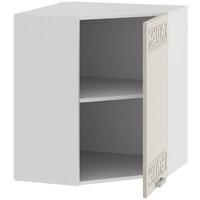 Шкаф навесной Трия Долорес 1В6У (белый/крем) - Превью изображения №2 — Интернет-магазин Time-Shop