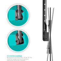 Кронштейн для телевизора Onkron N1L (черный) - Превью изображения №2 — Интернет-магазин Time-Shop