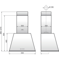 Кухонная вытяжка Elikor Гамма 60П-650-Э3Д (крем/бронза) (943909) - Превью изображения №2 — Интернет-магазин Time-Shop
