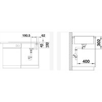Кухонная мойка Blanco Axia III XL 6 S 527051 - Превью изображения №3 — Интернет-магазин Time-Shop