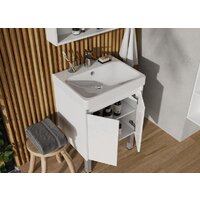  Акватон Тумба с умывальником Сканди Doors 55 1A2788K0SD010 (белый) - Превью изображения №9 — Интернет-магазин Time-Shop