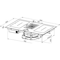 Варочная панель Faber Galileo Smart BK Glass A830 340.0577.694 - Превью изображения №3 — Интернет-магазин Time-Shop