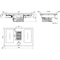 Варочная панель Faber Galileo Smart BK Glass A830 340.0577.694 - Превью изображения №2 — Интернет-магазин Time-Shop